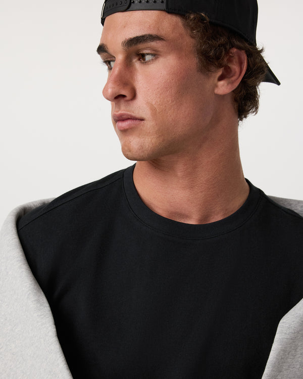Short Sleeve Vuori Heavyweight Cotton Tee - Relaxed Fit | Black